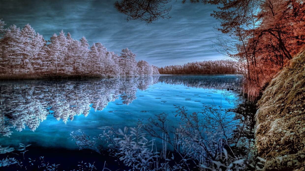 Winter Landscape Wallpaper Full HD - PixelsTalk