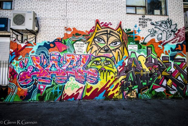 Art buildings City colors Graffiti illegal Toronto Canada street wallpaper