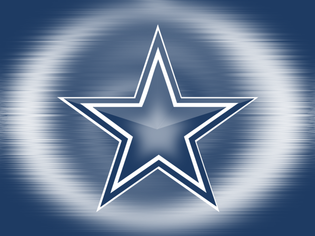 Bright Dallas Cowboys Logo Wallpaper.