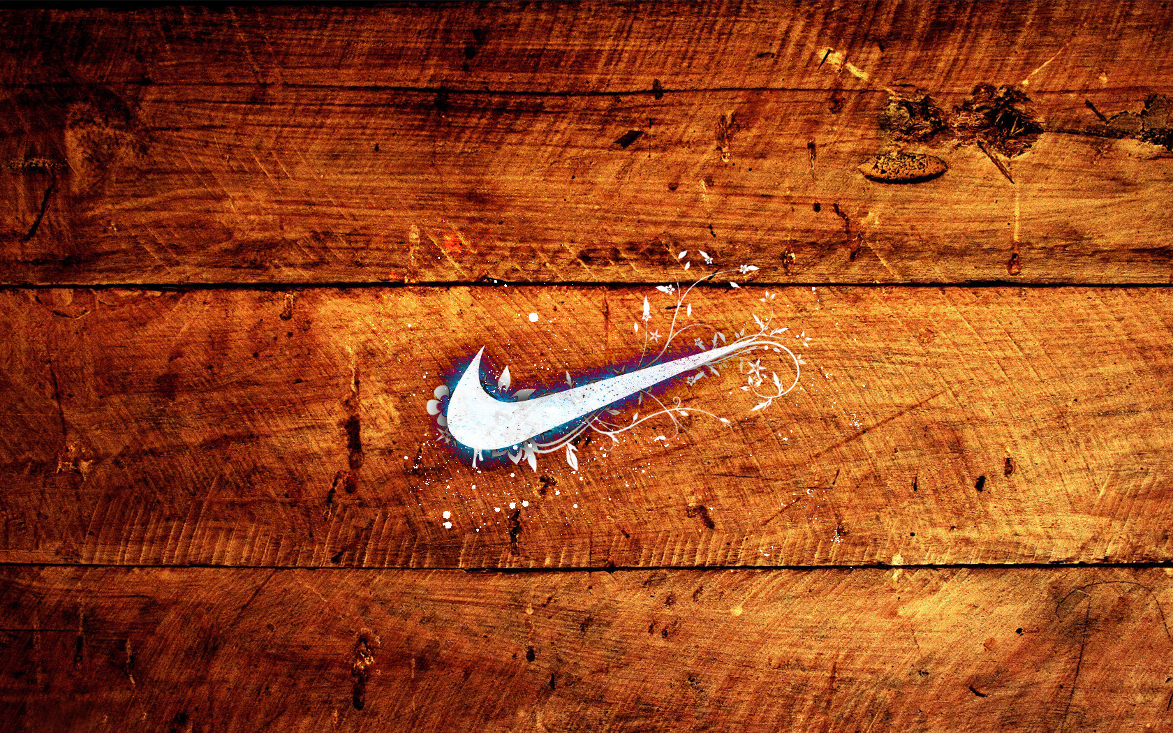 nike logo wallpaper orange