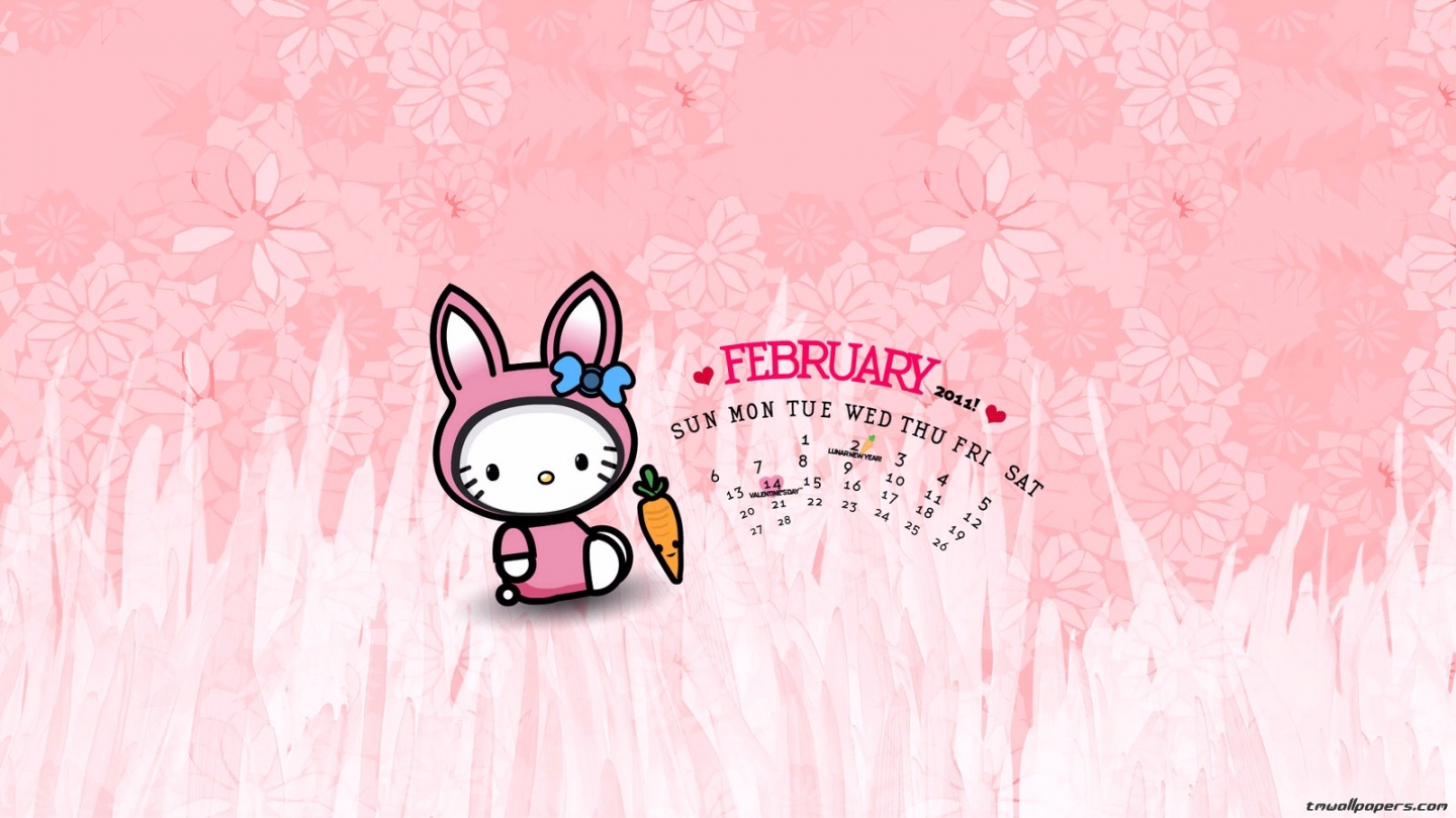 hello kitty valentines day wallpaper