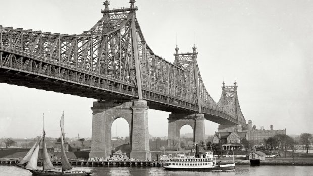 City black and white wallpaper Bridge river old town.