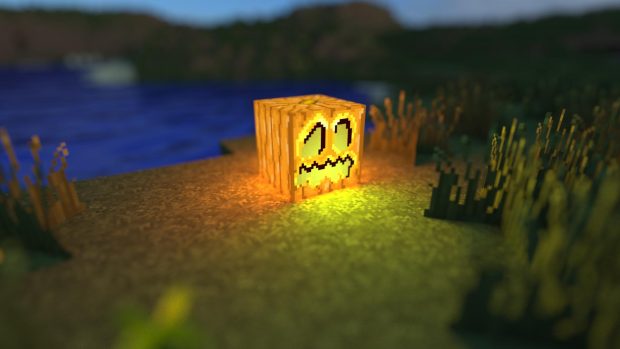 Cube Halloween Minecraft Wallpapers