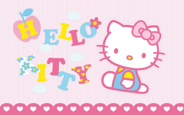 Cute Hello Kitty Background Desktop.