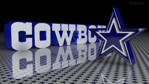 Dallas Cowboys 3D Logo Wallpaper.