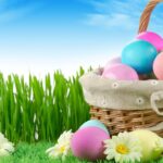 Easter Holiday Eggs Wallpaper