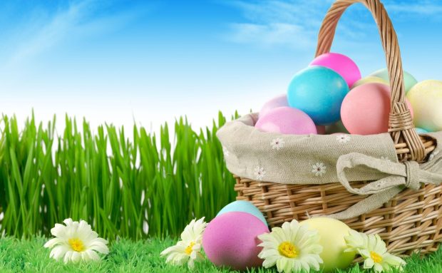 Easter Holiday Eggs Wallpaper