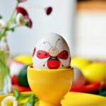 Easter egg drawing ladybug pictures