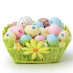 Easter eggs basket hd wallpaper