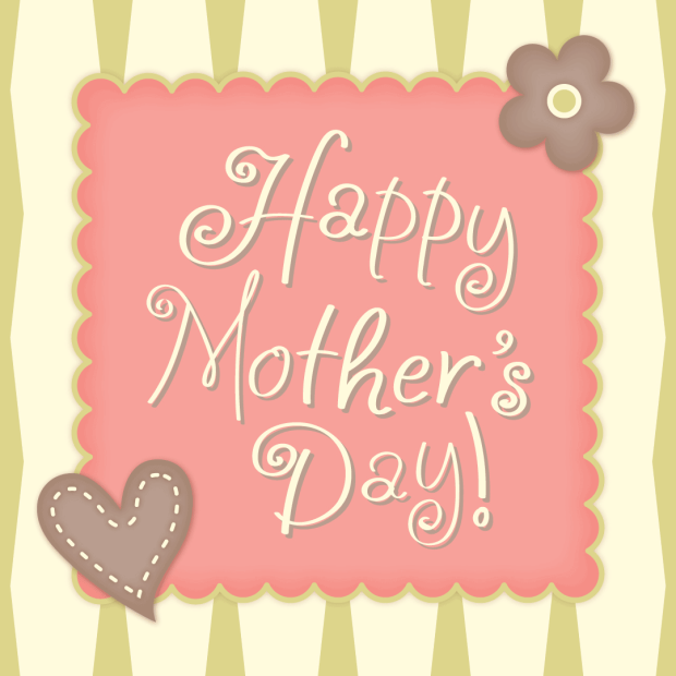 Free Mothers day printable card design.