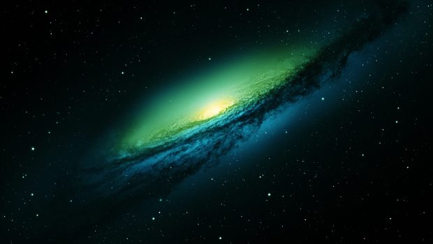 Free desktop wallpaper of Spiral Galaxy World.