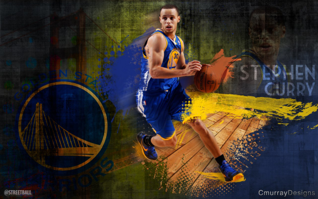 Golden State Warriors Steph Curry Wallpaper.