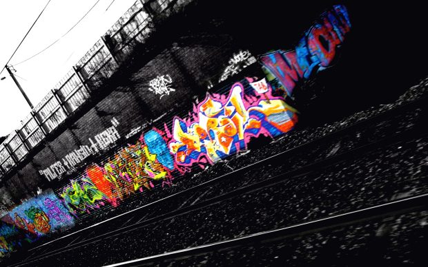 Graffiti City widescreen high quality wallpaper