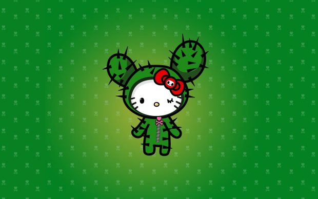 Green Hello Kitty Backgrounds.
