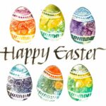 Happy Easter Egg Art
