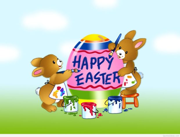Happy Easter bunnies Images