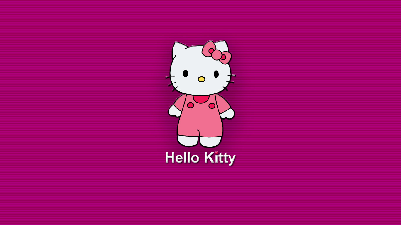 Hello Kitty background Wallpaper 4K Pink background 9983