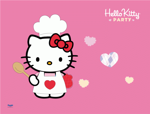 Hello Kitty Party Desktop Background.