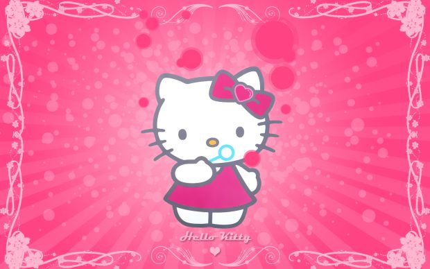 Hello Kitty wallpaper HD Free.