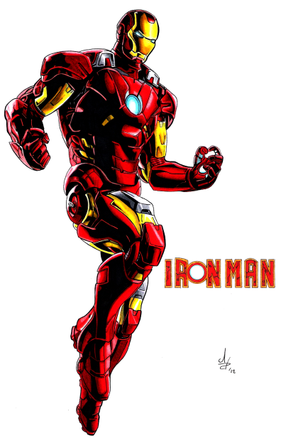 Iron Man Avengers Colore by tommasoamato93.