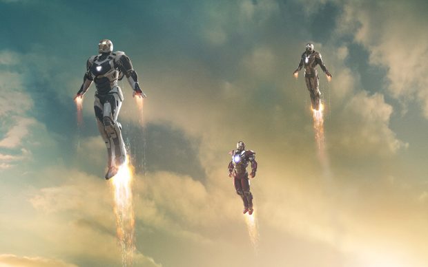Iron man 3 desktop background.