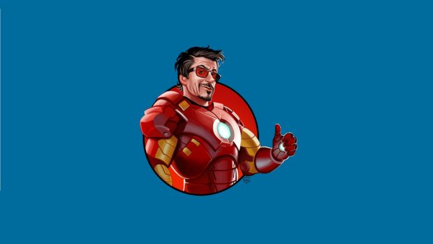 Iron man Anthony Edward Tony Stark minimalism.