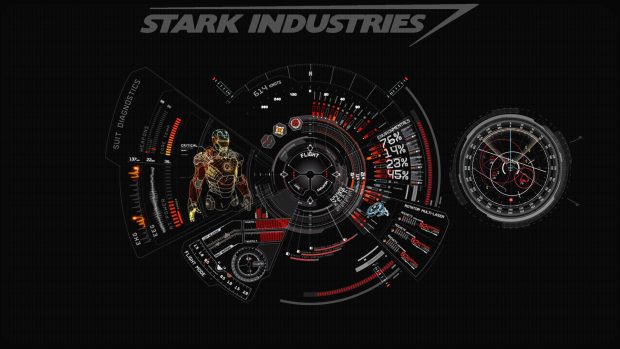 Iron man Stark Industries background.