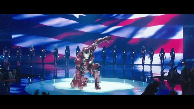 Iron man show background.