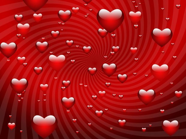 Love bubbles Valentines wallpaper.