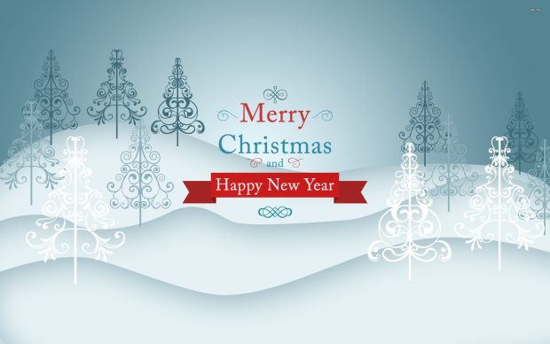 Merry christmas and happy new year holiday wallpaper.