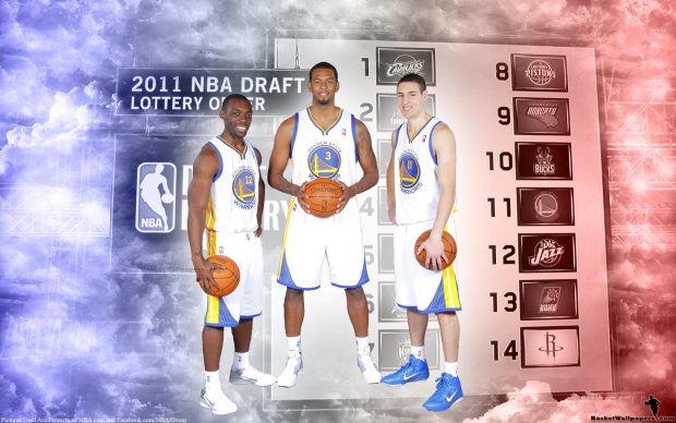 NBA Draft Golden State Warriors Rookies Widescreen Wallpaper.