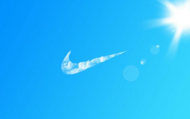 Sky Nike logo wallpaper