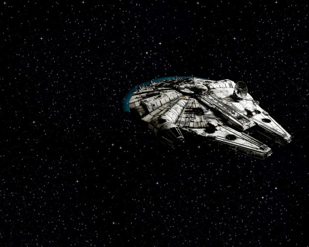 Star Wars Wallpaper HD Millennium Falcon.