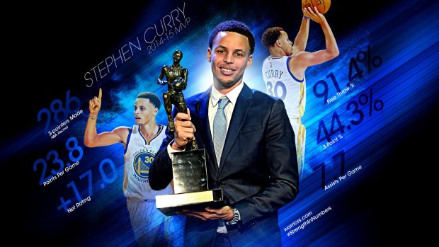 Stephen Curry 2015 MVP 2560x1440 BasketWallpapers com.