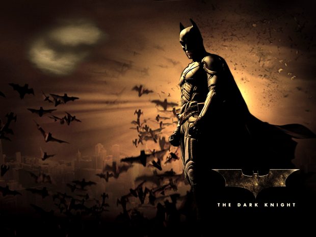 The dark night batman background