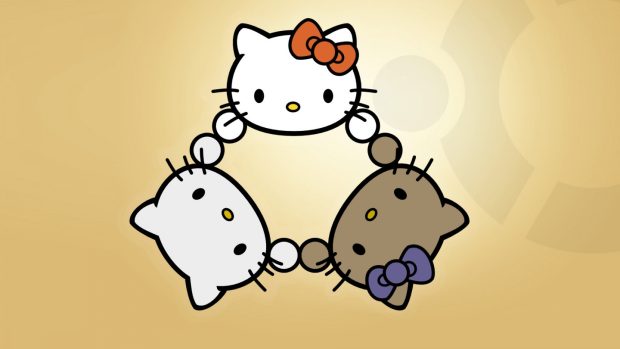 Three Hello Kitty Backgrounds Free Download.