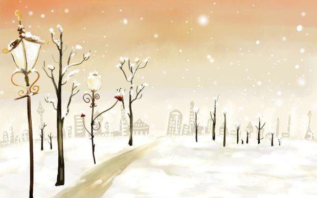 Winter Background for PC.