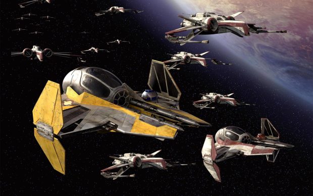 X wing ships Star Wars Wallpaper HD.