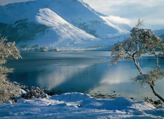 beautiful winter landscape hd wallpaper