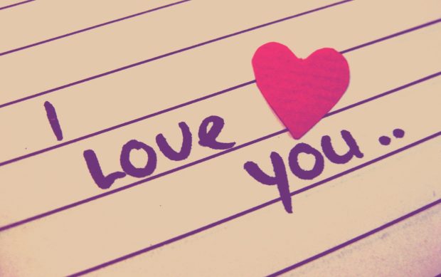 I love you cute girly wallpaper