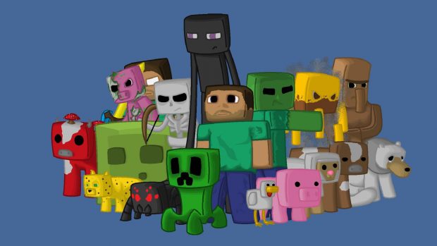 minecraft wallpapers characters