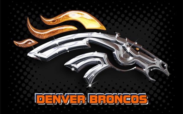 3D Logo Denver Broncos Wallpaper.