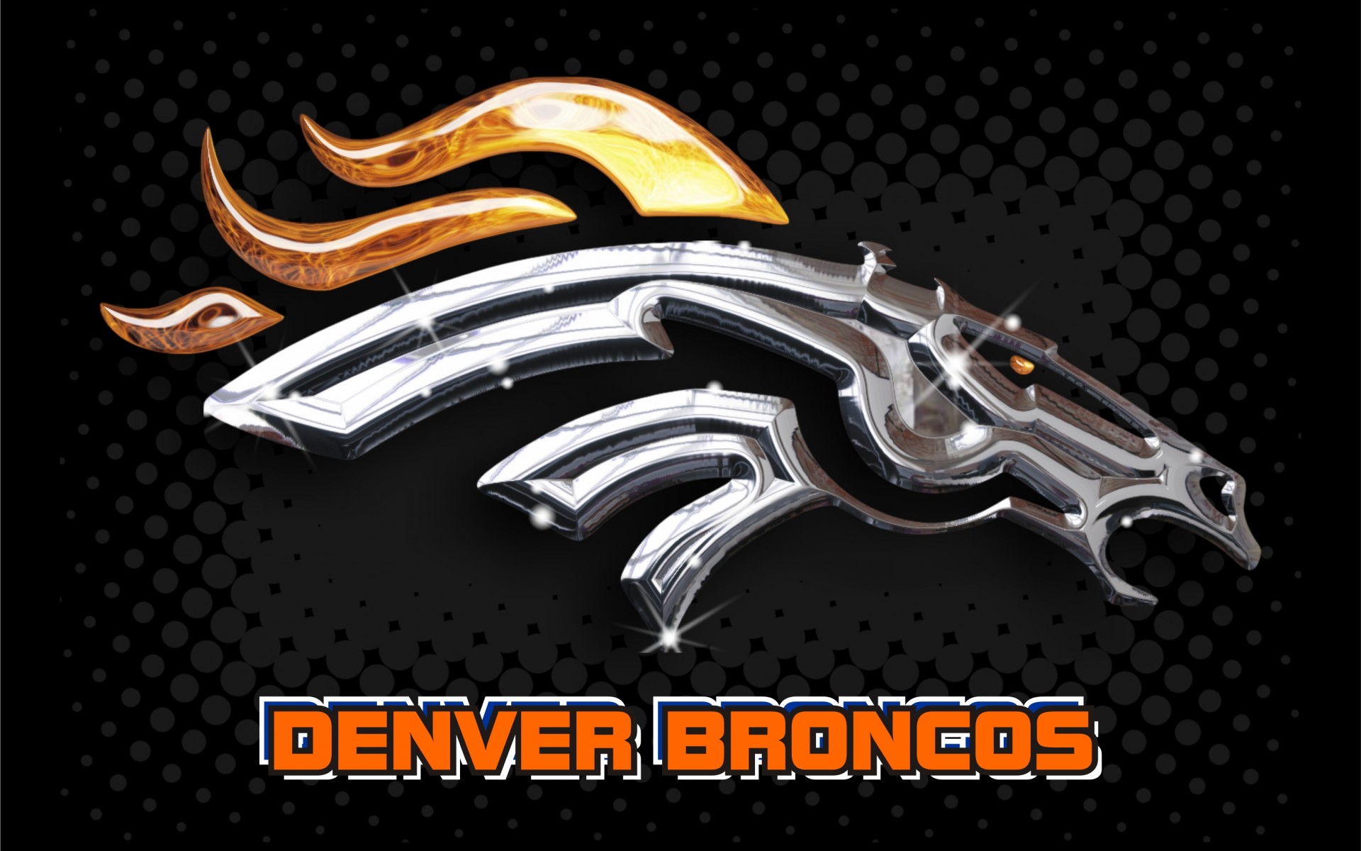 Denver Broncos Logo Wallpaper  PixelsTalk.Net