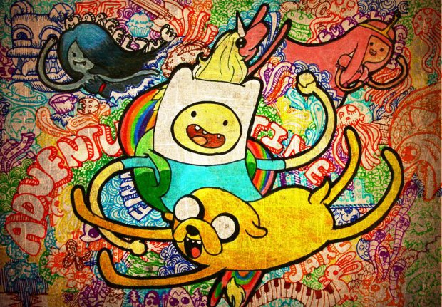 Adventure Time Background Free download.