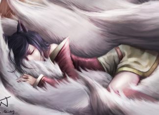 Ahri LoL wallpaper HD free.