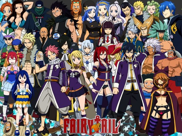 All Charaters in Fairy Tail wallpaper HD.