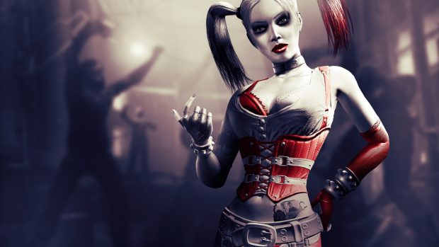 Batman arkham Girl Harley Quinn Wallpaper.