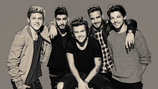 Black and white One Direction Wallpapers HD.