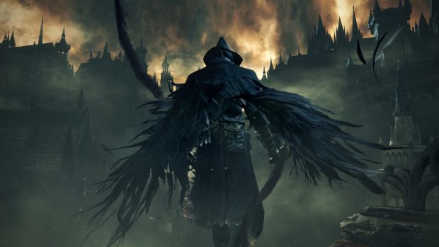 Bloodborne Dark Souls wings darkness.