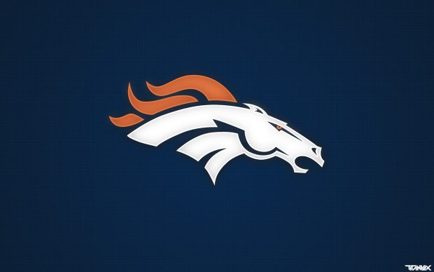Blue Logo Denver Broncos Wallpaper.